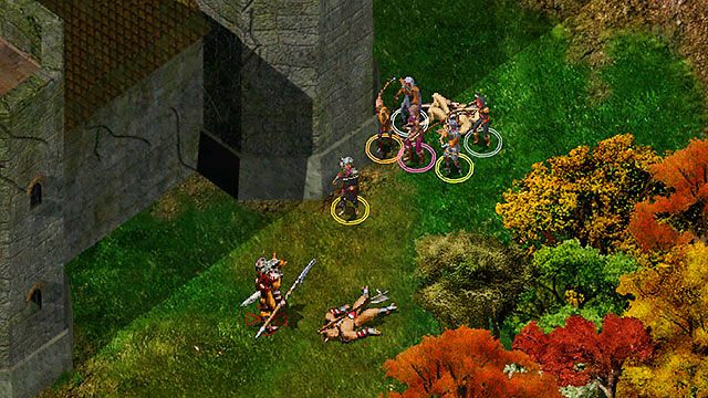 Gnolle-złodziejaszki koczują przy wschodniej ścianie twierdzy Wysoki Żywopłot [1] - Krótki miecz Perduea | Rozdział 1 - zadania poboczne | Solucja Baldurs Gate - Baldurs Gate: Enhanced Edition - poradnik do gry