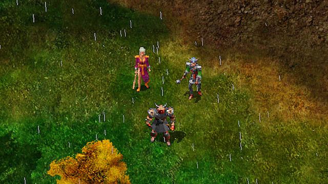 Na koniec możesz jeszcze rozprawić się w tej lokacji z grupką rzezimieszków [1], napadających na podróżnych (jeśli zidentyfikowałeś sejmitary, będzie to doskonała okazja by je wypróbować) - Lokalne problemy (Drizzt DoUrden) | Rozdział 1 - zadania poboczne - Baldurs Gate: Enhanced Edition - poradnik do gry