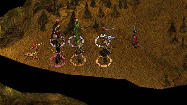 Po wejściu do jaskini, nie wchodź od razu do pomieszczenia, w którym znajduje się Mulahey - Wizyta w kopalni Nashkel - Kopalnie Nashkel | Rozdział 2 - zadania główne - Baldurs Gate: Enhanced Edition - poradnik do gry