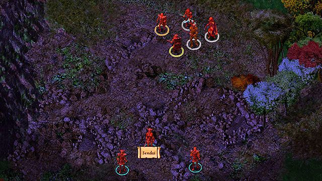 Wracając do Alberta, natkniesz się na Sendai [C] i jej dwóch towarzyszy: Alexandra i Delgoda - Albert i jego pies | Rozdział 2 - zadania poboczne | Solucja Baldurs Gate - Baldurs Gate: Enhanced Edition - poradnik do gry