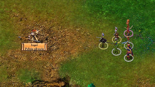 Skoro już o gnollach mowa, to na zachodzie spotkasz Ingota [D], gnolla, który został wygnany z twierdzy, ponieważ chciał przyrządzić Dynaheirę na sposób inny niż jego pobratymcy - Driada z Chmurnych Szczytów | Rozdział 2 - zadania poboczne | Baldurs Gate - Baldurs Gate: Enhanced Edition - poradnik do gry