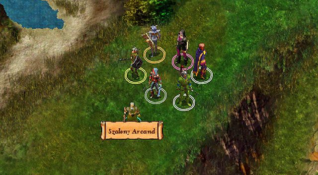 W północno-zachodniej części mapy spotkasz Szalonego Arcanda [B] - Arcand Szalony | Rozdział 3 - zadania poboczne | Solucja Baldurs Gate - Baldurs Gate: Enhanced Edition - poradnik do gry