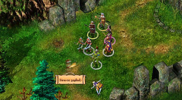 Po wyjściu na zewnątrz, zostaniesz zaczepiony przez upiora, Siewcę Zagłady [E] - Charleston i Posążek Kozah | Rozdział 3 - zadania poboczne - Baldurs Gate: Enhanced Edition - poradnik do gry