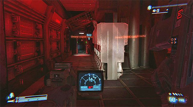 Do rozmieszczenia jest pięć czujników i możesz je uaktywniać w dowolnej kolejności, gdyż dalsza część budynku kolonii ma otwartą strukturę - Rozmieść czujniki ruchu, by zabezpieczyć obszar | Misja 4 - Pogrzebane nadzieje Hadleys Hope - Aliens: Colonial Marines - poradnik do gry