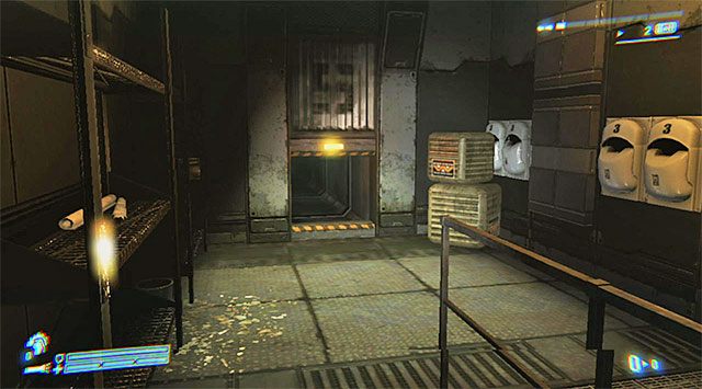 Wyjdź po rampie na wyżej położony balkonik - Uciekaj | Misja 5 - Kruk | Aliens Colonial Marines - Aliens: Colonial Marines - poradnik do gry