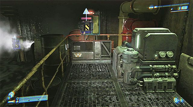 Po wyjściu z szybu wentylacyjnego skieruj się do pobliskiego przejścia - Wydostań się z kanałów | Misja 5 - Kruk | Aliens Colonial Marines - Aliens: Colonial Marines - poradnik do gry
