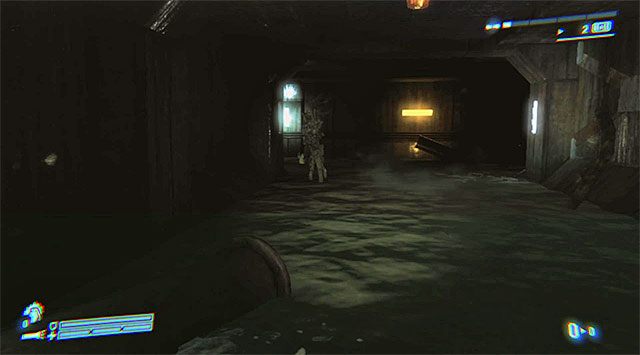 Nie próbuj uciekać uśpionym potworom, bo potrafią się one bardzo szybko przemieszczać i eksplodują w momencie kontaktu z głównym bohaterem, co może doprowadzić do utraty znacznej ilości punktów zdrowia lub pancerza - Wydostań się z kanałów | Misja 5 - Kruk | Aliens Colonial Marines - Aliens: Colonial Marines - poradnik do gry