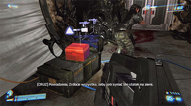 Skorzystaj z nowo odblokowanego przejścia - Dotrzyj do statku i nie daj mu wystartować | Misja 10 - Wrak odzyskany - Aliens: Colonial Marines - poradnik do gry