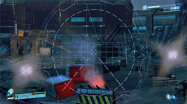 Po dotarciu na wzgórze oprócz kompletnego pancerza odnajdziesz także wyrzutnię rakiet M5 - Zniszcz działa przeciwlotnicze (1 z 3) | Misja 10 - Wrak odzyskany - Aliens: Colonial Marines - poradnik do gry