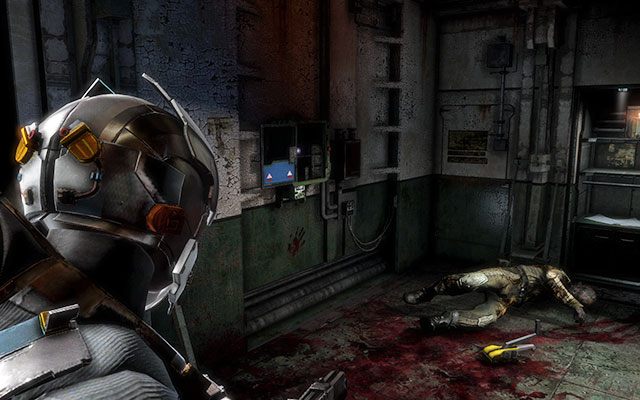 Wewnątrz pomieszczenia, które możesz otworzyć przy pomocy klucza dynamometrycznego (stwórz taki w warsztacie) - Rozdział 5 | Sekrety | Dead Space 3 - Dead Space 3 - poradnik do gry
