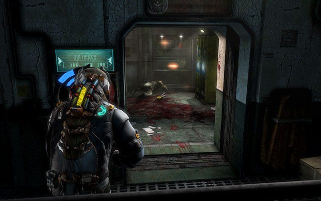 Wewnątrz pomieszczenia, które możesz otworzyć przy pomocy klucza dynamometrycznego (stwórz taki w warsztacie) - Rozdział 5 | Sekrety | Dead Space 3 - Dead Space 3 - poradnik do gry