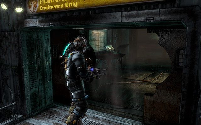 Na stoliku po lewej, zaraz przy wejściu do pierwszego pomieszczenia z kioskiem z kombinezonami - Rozdział 11 (1) | Sekrety | Dead Space 3 - Dead Space 3 - poradnik do gry