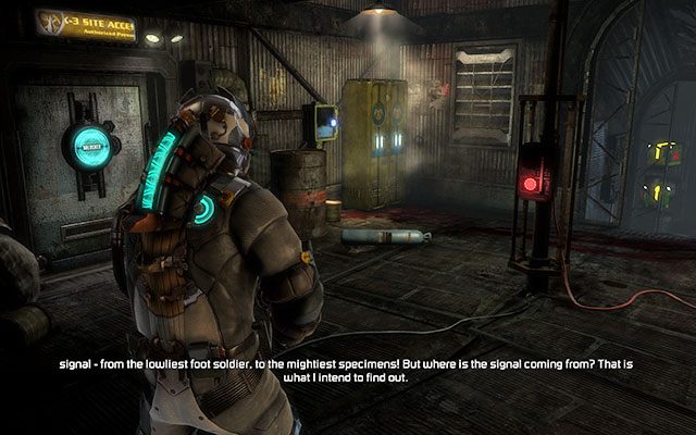 Na ścianie po lewej stronie od wejścia, wewnątrz pomieszczenia z windą - Rozdział 11 (1) | Sekrety | Dead Space 3 - Dead Space 3 - poradnik do gry