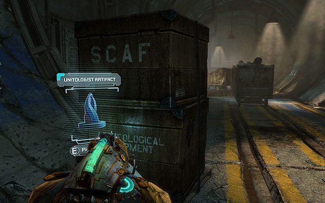 Na końcu tunelu z wózkami, za skrzyniami - Rozdział 11 (1) | Sekrety | Dead Space 3 - Dead Space 3 - poradnik do gry