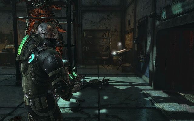 Na stole kreślarskim po prawej strony od wejścia, w pomieszczeniu z drugą płytą [sektor paleontologiczny] - Rozdział 14 (1) | Sekrety | Dead Space 3 - Dead Space 3 - poradnik do gry