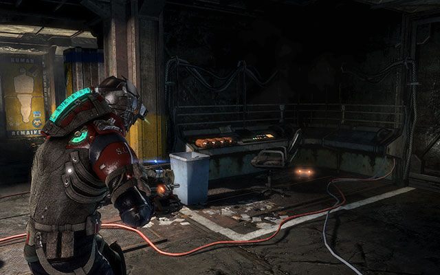 Pod biurkiem, nieopodal nieaktywnej bramy po lewej na rozwidleniu - Rozdział 11 (2) | Sekrety | Dead Space 3 - Dead Space 3 - poradnik do gry