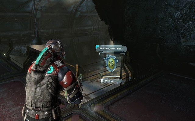 Na kładce w górnej części tunelu z windą towarową - Rozdział 14 (2) | Sekrety | Dead Space 3 - Dead Space 3 - poradnik do gry