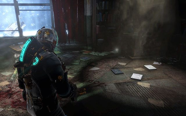 W kwaterze admirała, tuż obok skrzyni po prawej stronie od wejścia - Rozdział 4 (1) | Sekrety | Dead Space 3 - Dead Space 3 - poradnik do gry