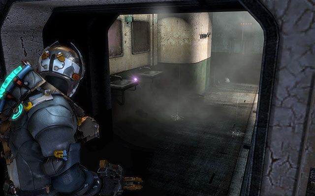 Wewnątrz łaźni, która znajduje się po prawej stronie, tuż przy schodach - Rozdział 4 (1) | Sekrety | Dead Space 3 - Dead Space 3 - poradnik do gry