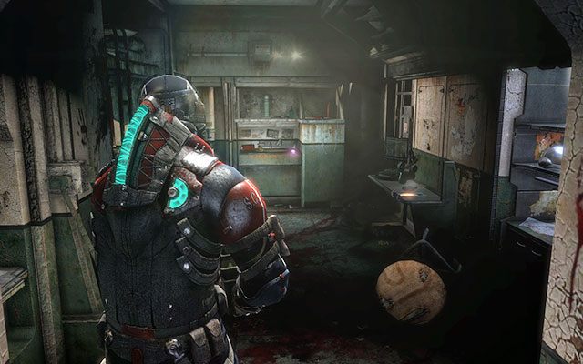 Wewnątrz składu tuż obok interfejsu - Rozdział 4 (2) | Sekrety | Dead Space 3 - Dead Space 3 - poradnik do gry