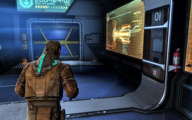 Kiedy dotrzesz do rozwidlenia, gdzie po prawej znajduje się długi korytarz, udaj się nim do samego końca - Rozdział 2 | Sekrety | Dead Space 3 - Dead Space 3 - poradnik do gry
