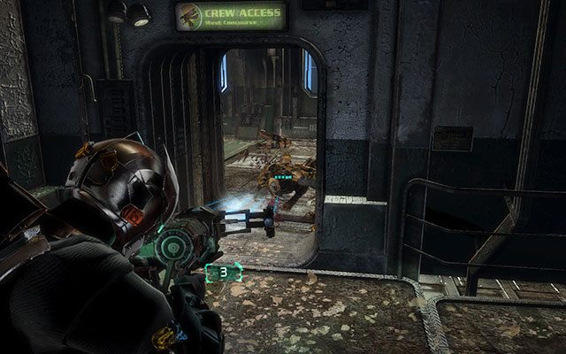 Wróć do windy i wyjedź z powrotem na korytarz - Regroup with the crew | 4 - Historys Ember | Dead Space 3 - Dead Space 3 - poradnik do gry