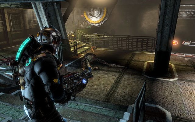 Opuść pomieszczenie i kieruj się dalej - Locate the tram station | 5 - Expect Delays | Dead Space 3 - Dead Space 3 - poradnik do gry