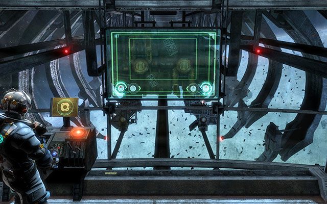 Aby oczyścić drogę przejazdu musisz sparować pięć odpadów - Unobstruct the tram | 5 - Expect Delays | Dead Space 3 - Dead Space 3 - poradnik do gry