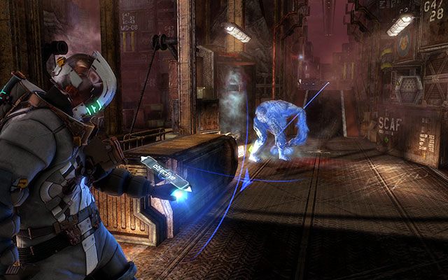 Wyjdź po drabinie na górę, po czym kieruj się przed siebie - Call the tram | 5 - Expect Delays | Dead Space 3 - Dead Space 3 - poradnik do gry