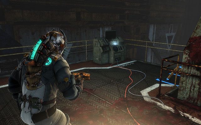 Udaj się w lewo i wyjdź nieco wyżej - ostatnia część [Remote RAS Locator Module] również znajduje się w niedziałającej maszynie - Craft a remote relay | 6 - Repair to Ride | Dead Space 3 - Dead Space 3 - poradnik do gry