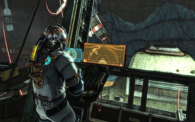 Przejdź do windy towarowej, którą wyjedziesz na górę do sterowni - Refuel the Crozier | 6 - Repair to Ride | Dead Space 3 - Dead Space 3 - poradnik do gry