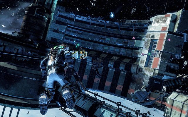 Pierwszy znajduje się w miarę blisko, dwa kolejne nieco dalej - jednak bardziej najeżone minami - Collect 3 S.C.A.F. flight recorders | 7 - Mayhem | Dead Space 3 - Dead Space 3 - poradnik do gry