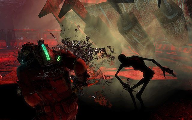 Mniejszą uwagę zwracaj na Nekromorfy, które będą się pojawiały co jakiś czas i Cię atakowały - 10 - Now We Know - Locate the Experiment Facility | 10, 11 - Now We Know / Signal Hunting - Dead Space 3 - poradnik do gry