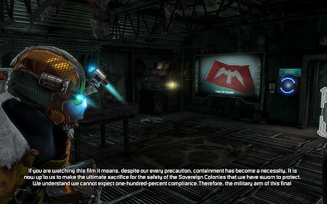 Idź cały czas przed siebie, aż dotrzesz do baraków - Collect the Probe components | 10, 11 - Now We Know / Signal Hunting - Dead Space 3 - poradnik do gry