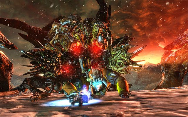 Po oddaniu kilku celnych strzałów rozwścieczysz potwora i ten zacznie wciągać wszystko, włącznie z Tobą - 12 - Autopsy - Probe the Specimen for information | 12, 13 - Autopsy / Reach for the Sky - Dead Space 3 - poradnik do gry