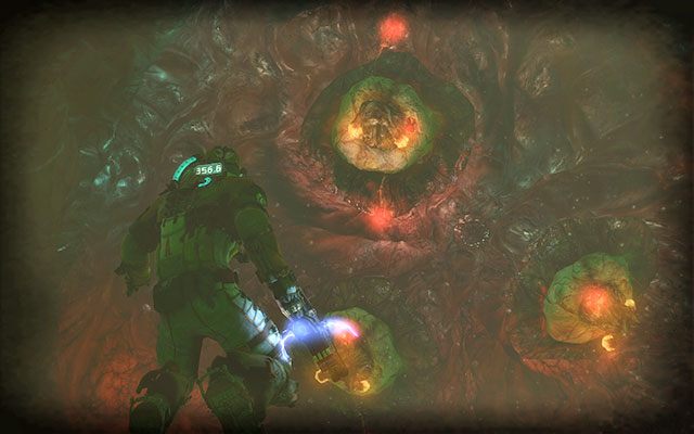 Niestety ostatecznie zostaniesz połknięty przez potwora - 12 - Autopsy - Probe the Specimen for information | 12, 13 - Autopsy / Reach for the Sky - Dead Space 3 - poradnik do gry