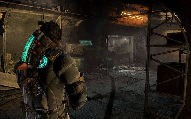 W korytarzu, do którego wejdziesz z pomieszczenia z lodówką - Rozdział 9 | Sekrety | Dead Space 3 - Dead Space 3 - poradnik do gry