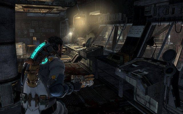 W pokoju kontrolnym pompowni, log dźwiękowy aktywuje się kiedy podniesiesz klucz do składu zapasów - Rozdział 9 | Sekrety | Dead Space 3 - Dead Space 3 - poradnik do gry