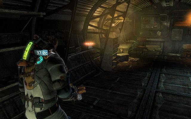 Wewnątrz pomieszczenia przy ogrodzeniu, gdzie zostaniesz zeskanowany - Rozdział 9 | Sekrety | Dead Space 3 - Dead Space 3 - poradnik do gry