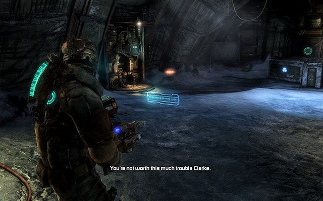 W jednym z namiotów z kioskiem z kombinezonami i warsztatem, tuż obok kiosku - Rozdział 10 | Sekrety | Dead Space 3 - Dead Space 3 - poradnik do gry