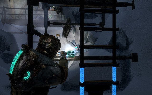 W pomieszczeniu, gdzie u sufitu zwisa potwór - Rozdział 10 | Sekrety | Dead Space 3 - Dead Space 3 - poradnik do gry