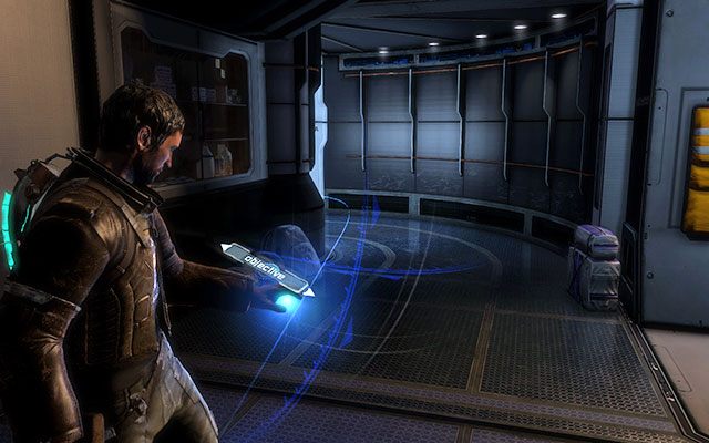 Przejdź przez łaźnie i udaj się schodami na dół - Meet Captain Norton on the bridge | 2 - On Your Own | Dead Space 3 - Dead Space 3 - poradnik do gry