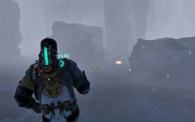 Wewnątrz jaskini po prawej, idąc wzdłuż wzgórza powinieneś bezproblemowo zauważyć wejście - Rozdział 8 | Sekrety | Dead Space 3 - Dead Space 3 - poradnik do gry