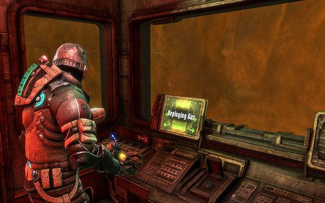 W momencie gdy doprowadzisz zasilanie zarówno do pompy jak i do windy zostaniesz zaatakowany przez kilka Nekromorfów - Collect the Rosetta samples - Biology sector | 14 - Everything Has Its Place - Dead Space 3 - poradnik do gry