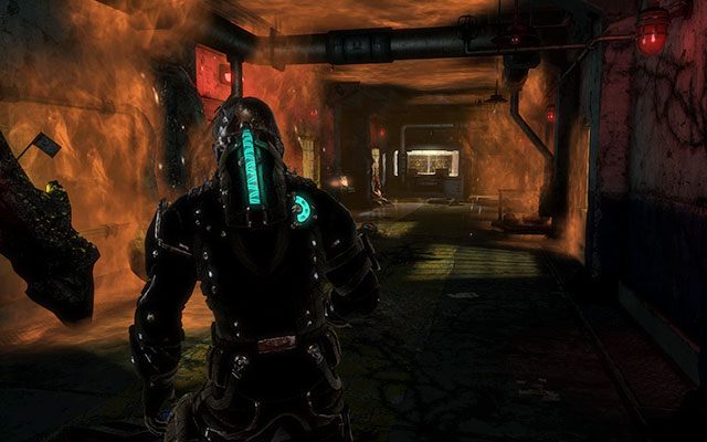 Ponownie musisz wypuścić gaz - niestety próba zrobienia tego wewnątrz pomieszczenia kontrolnego nie powiedzie się - Collect the Rosetta samples - Paleontology sector | 14 - Everything Has Its Place - Dead Space 3 - poradnik do gry