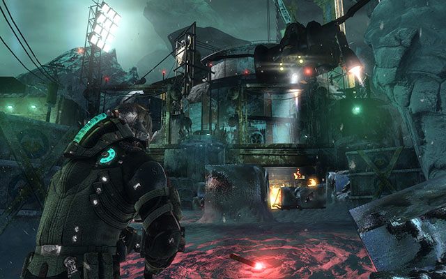 Udaj się do windy towarowej, która wywiezie Cię na górę - Retrieve the Codex from Danik | 15 - A Change of Fortitude | Dead Space 3 - Dead Space 3 - poradnik do gry