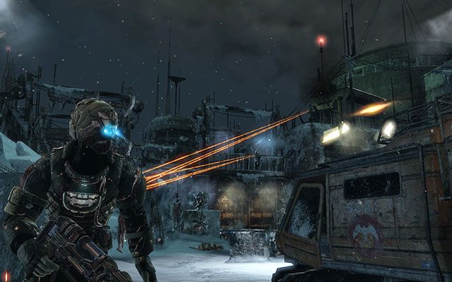 Po zakończeniu eksterminacji i oczyszczeniu pola udaj się dalej - Retrieve the Codex from Danik | 15 - A Change of Fortitude | Dead Space 3 - Dead Space 3 - poradnik do gry