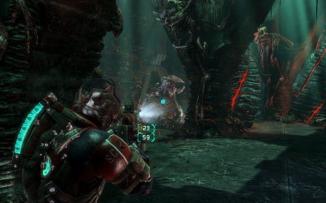 Przy drugiej detonacji aktywuje się przerywnik filmowy, na którym runiesz w dół, po drodze jednak odzyskując Codex - Bring the codex to the Machine #1 | 16, 17 - What Lies Below / A Strange City - Dead Space 3 - poradnik do gry