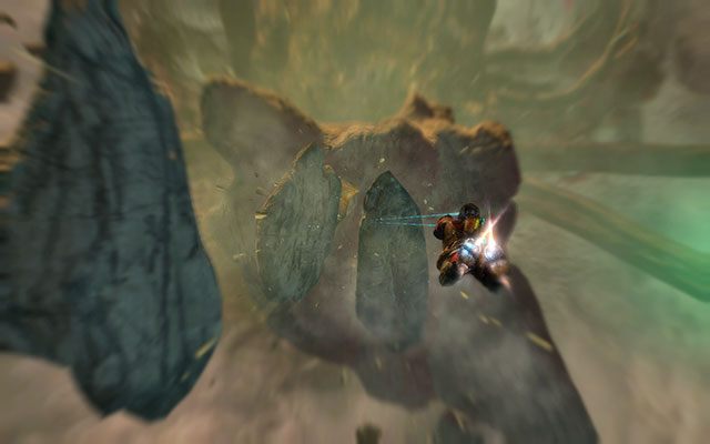 Kawałek dalej znajdziesz portal, dzięki któremu przebędziesz w miarę szybko dość spory kawałek przestrzeni - 19 - Endings - Reach the machine | 18, 19 - Kill or Be Killed / Endings - Dead Space 3 - poradnik do gry