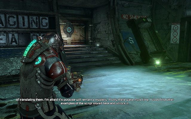 Na schodach tuż przed drzwiami, w pomieszczeniu do którego trafisz po zjechaniu windą - Rozdział 17 | Sekrety | Dead Space 3 - Dead Space 3 - poradnik do gry